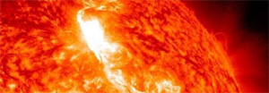immagine dell'eruzione solare